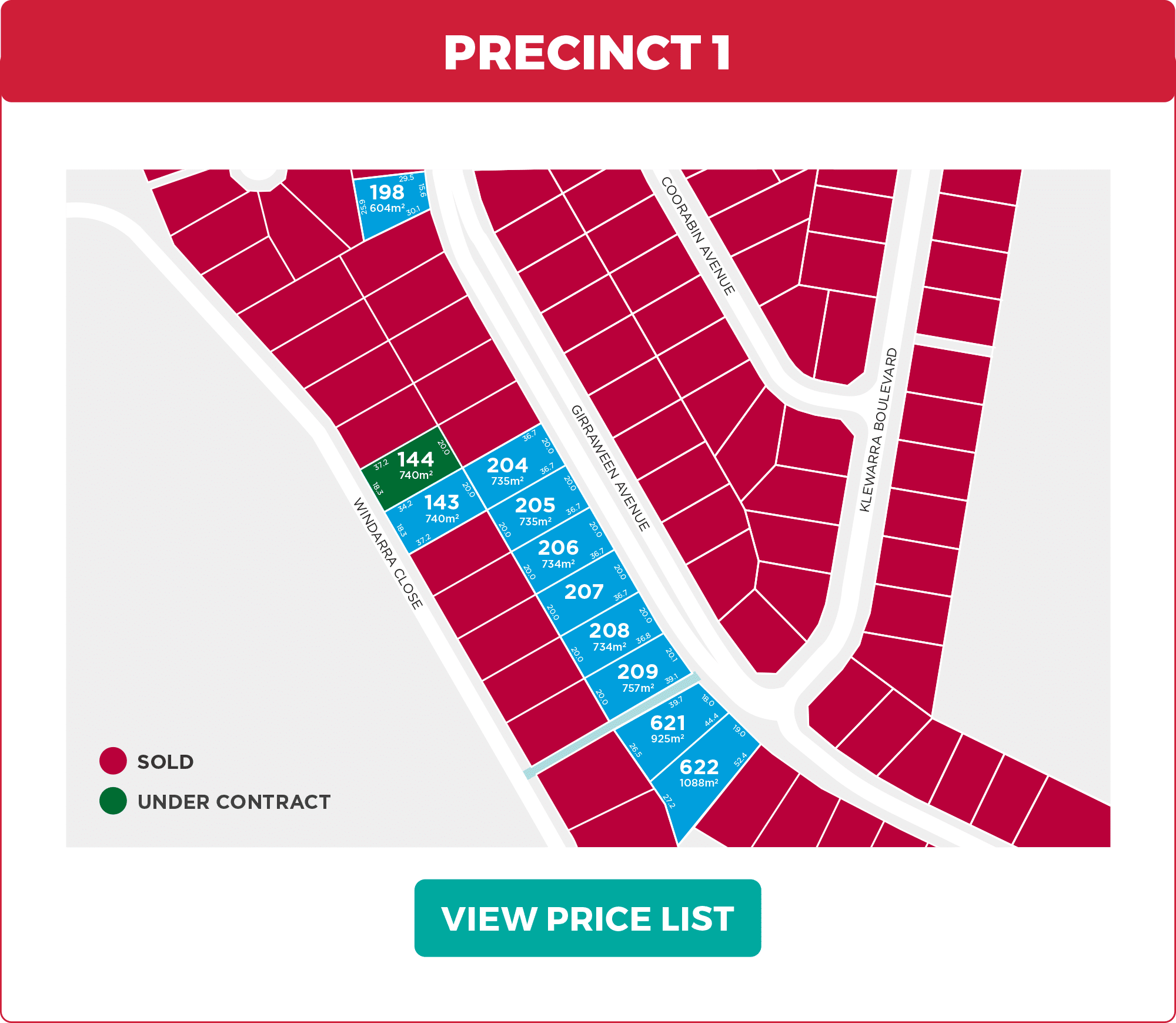 Precinct 1: View Price List
